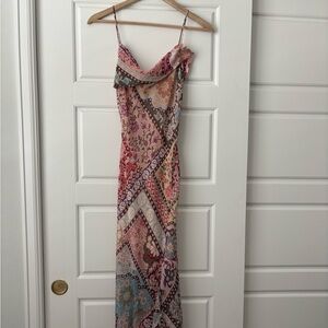 Zara Multicolor Floral Maxi Dress